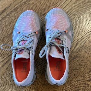 ON Running Athletic Shoes - Gray and Orange